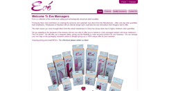 Desktop Screenshot of eve-massagers.com