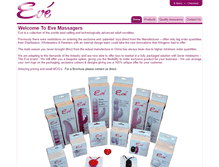 Tablet Screenshot of eve-massagers.com